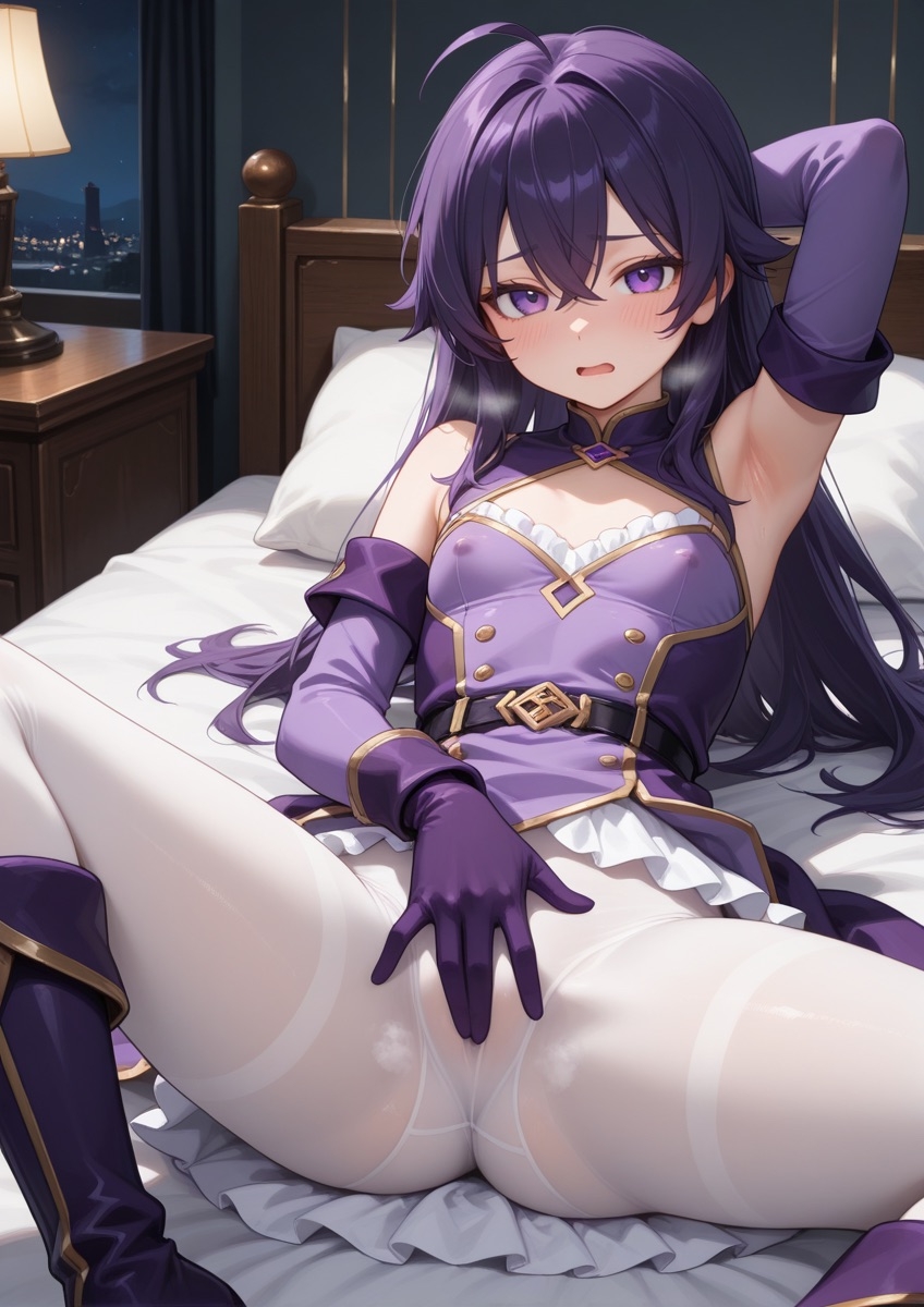 特殊性癖シリーズ『No.18』 ミリタリー風の衣装の女の子がセクシーポーズで押し倒されてるやつ Part2