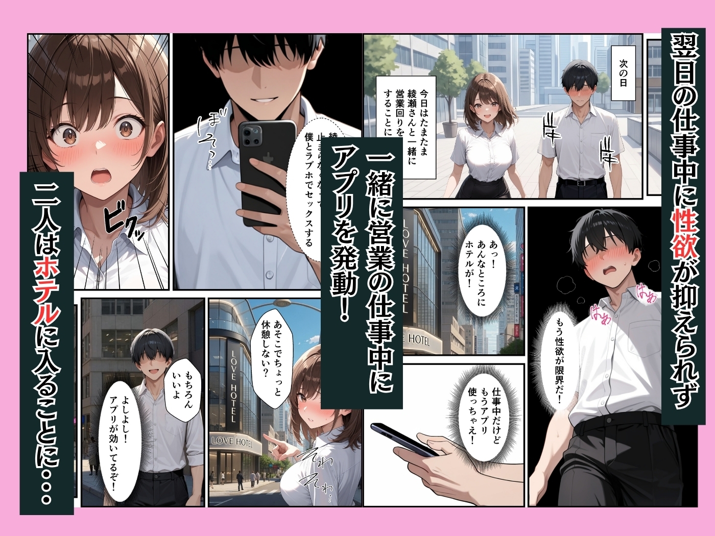 願いが叶うアプリで童貞陰キャの僕が同期の巨乳OLとイチャラブセックスできた話