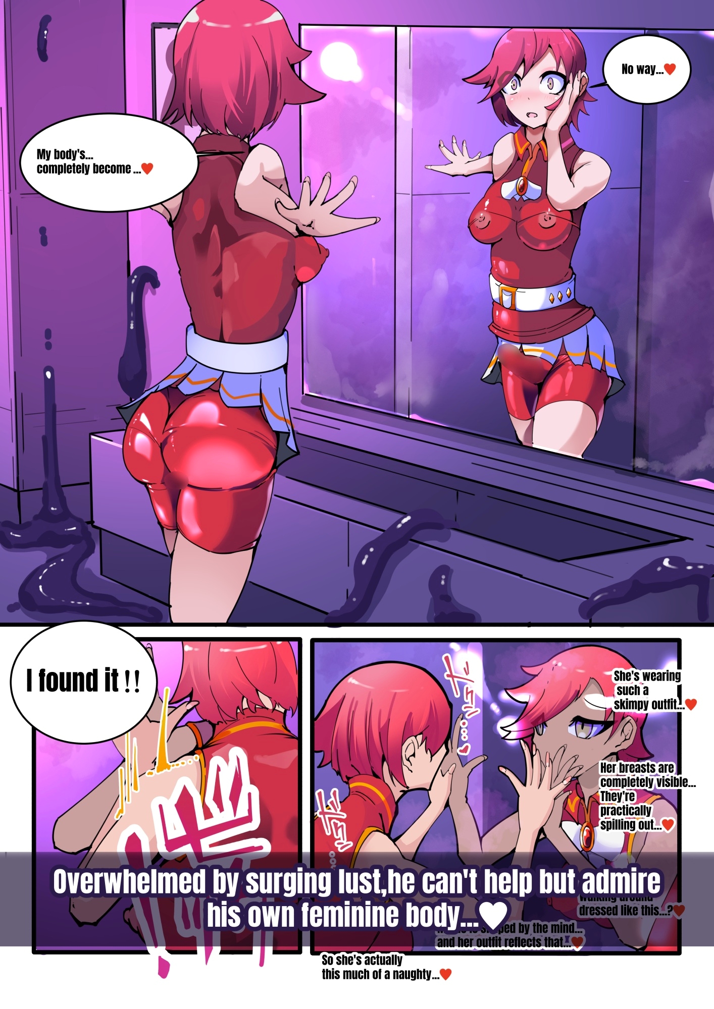 Forced Futanari TSF: A Magical Hero Becomes a Woman and Succumbs to Pleasure – Rubber Brainwashing vs. Twin Wiz Episode 2