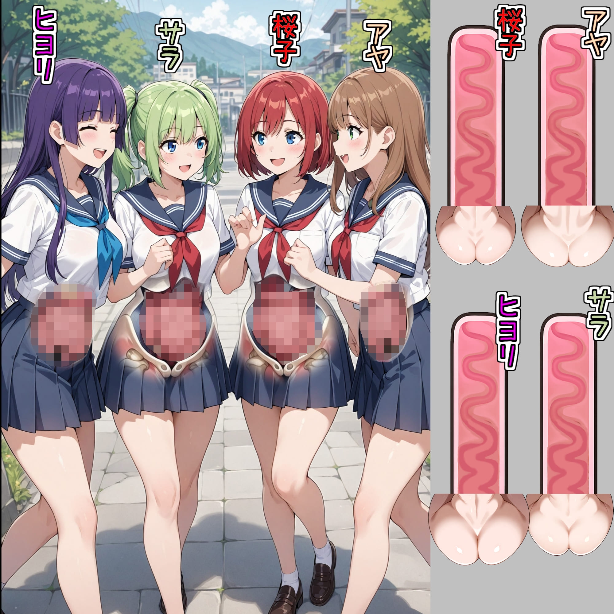 修学旅行でのウンチに困る女の子たち【4作品収録・総集編】