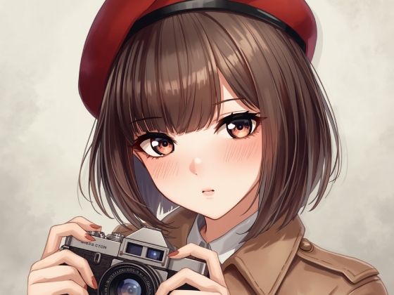 【AIイラスト集】NOSTALGIA III - 追憶のネガフィルムと夕暮れの遊園地 - – main preview