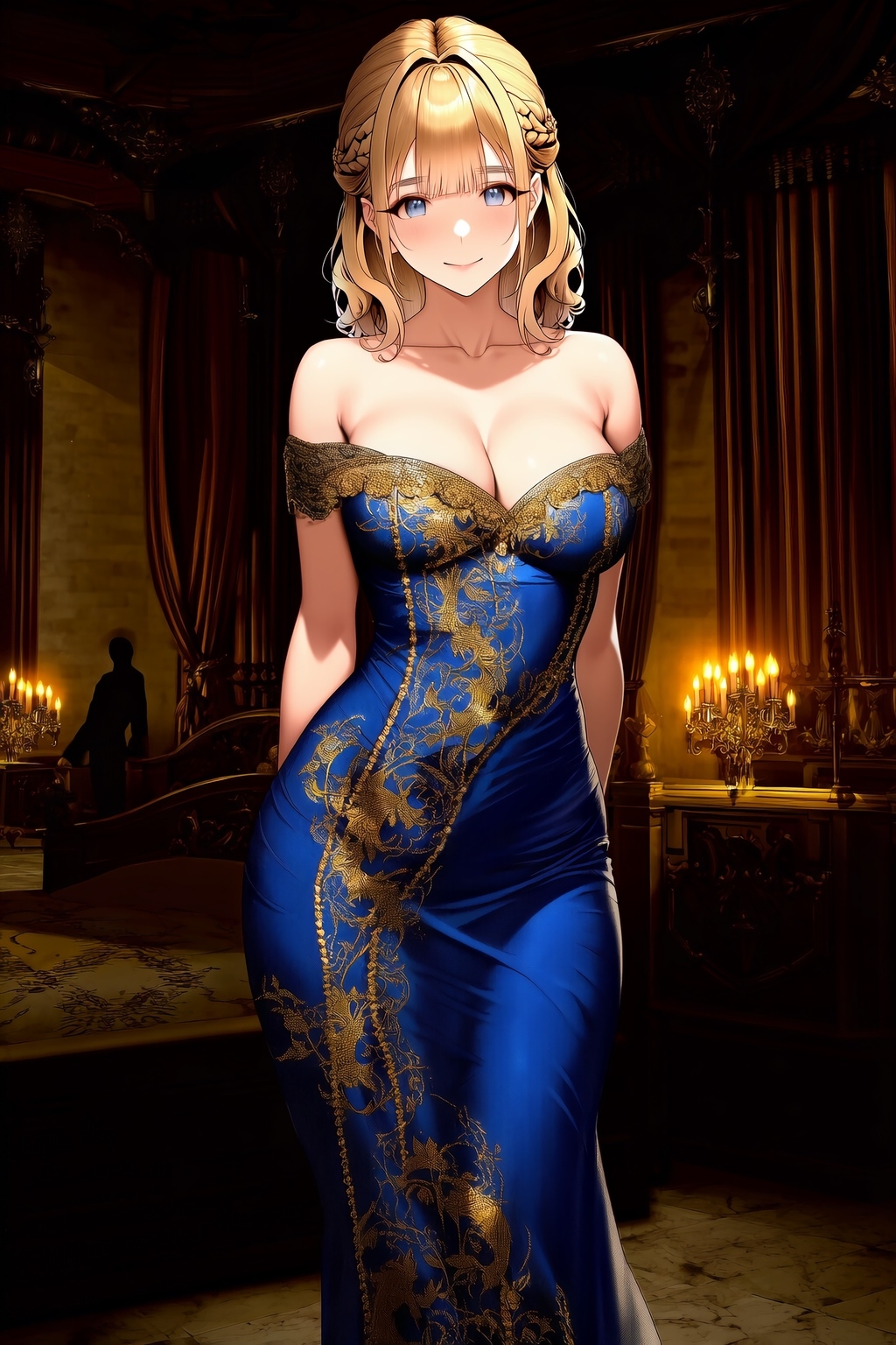 寝室でガッツリ汗だく種付けされる姫様 – Preview 2