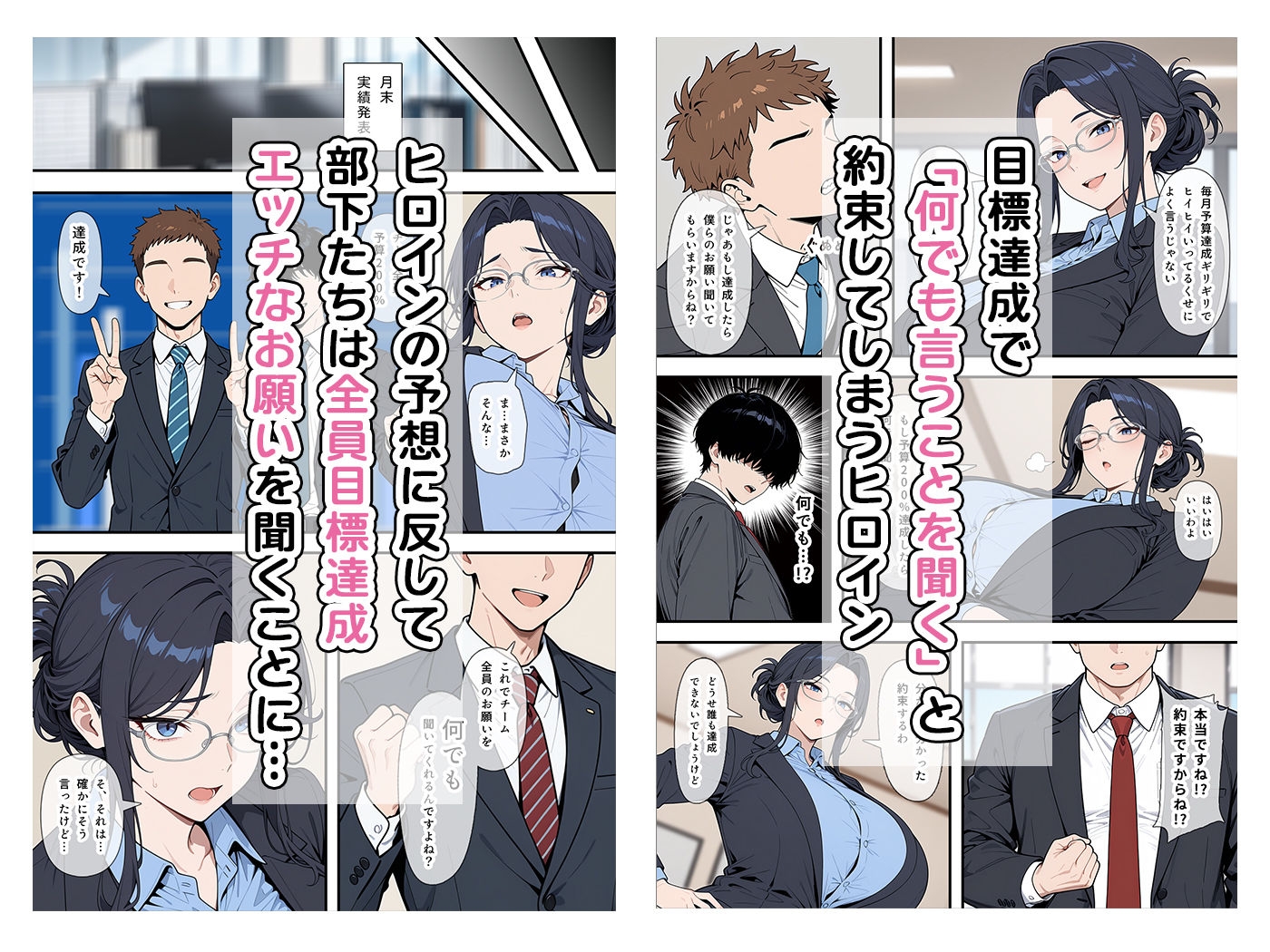 婚期を逃した堅物女上司が部下たちの共有オナペットになった話