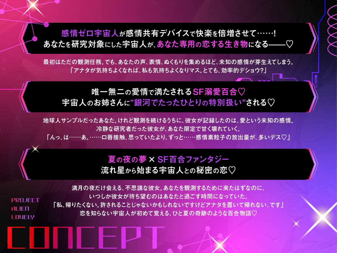 【ハピエン✨百合SFファンタジー！】P̷ R̸O̵ J̴ E̷ C̸T̵ A L̷I̸ E̵N̴ LO̸ V̵E̴ LY̷ 〜 あなたを観測してから帰れなくなりました 〜 – Preview 5
