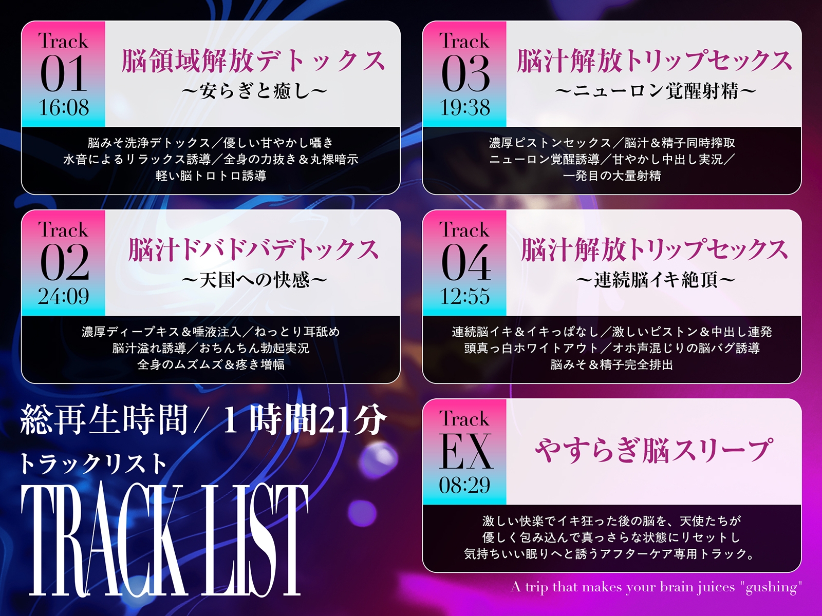 脳汁『ドバドバ』トリップ ♯快感脳デトックスで頭も身体もとろけるような強○リセット