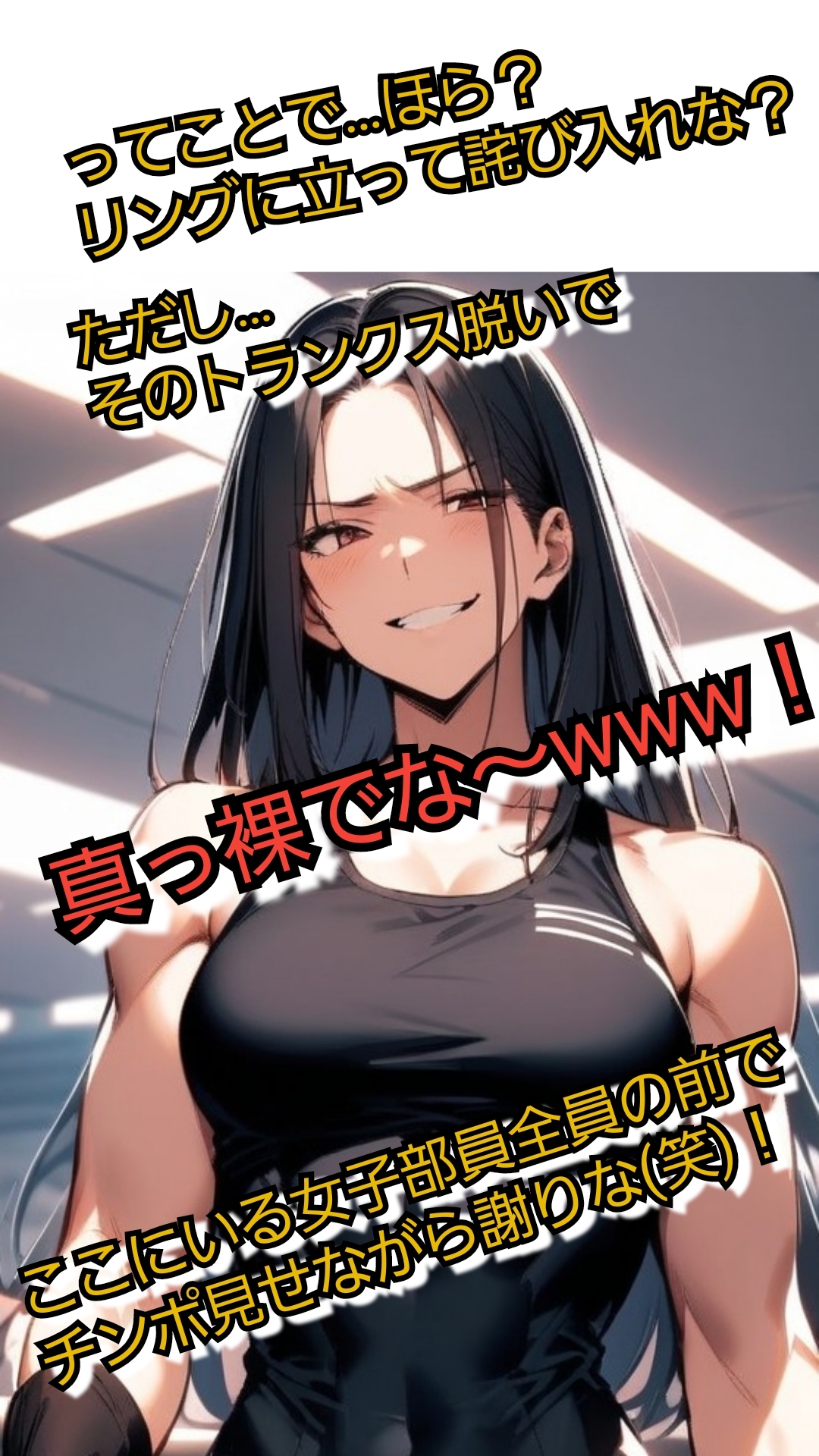 いじめっ娘倶楽部のSPHギャラリー 屈辱羞恥！大勢の女子部員の前で全裸公開オナニー！