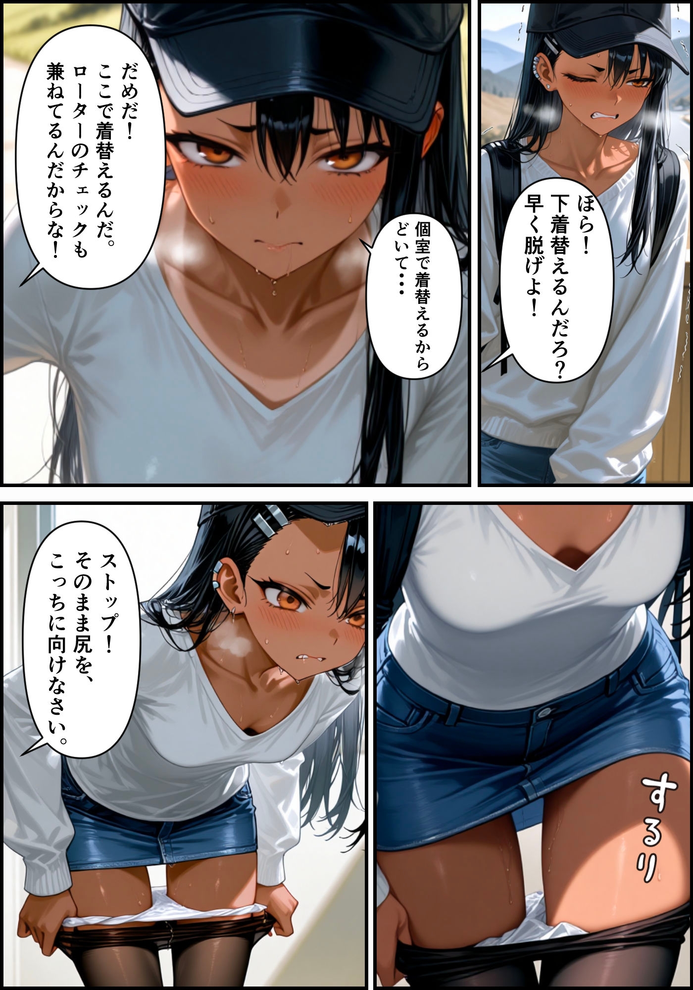 『漫画仕立て』センパイを守るために校長に抱かれてます 第五話