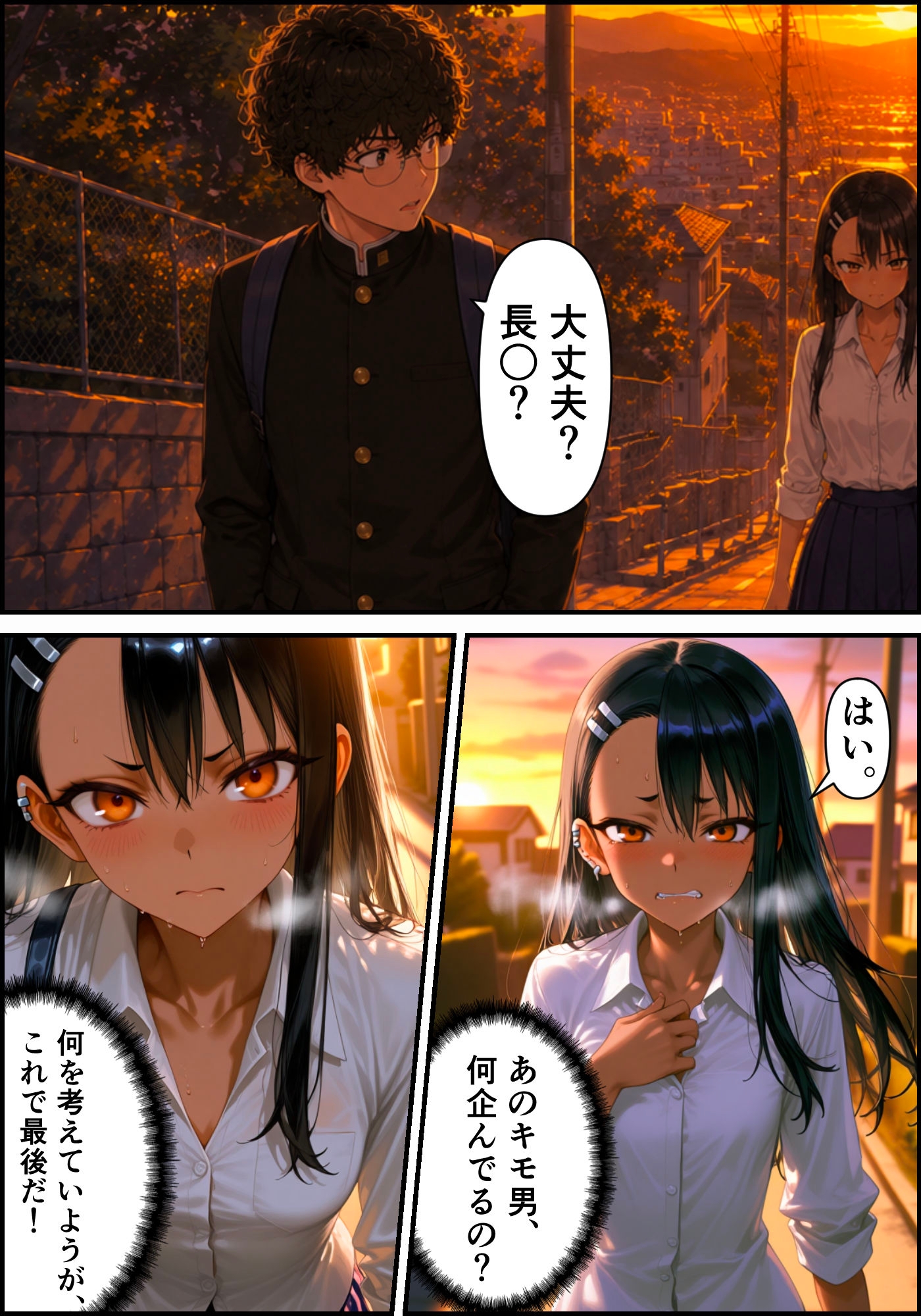 『漫画仕立て』センパイを守るために校長に抱かれてます 第五話