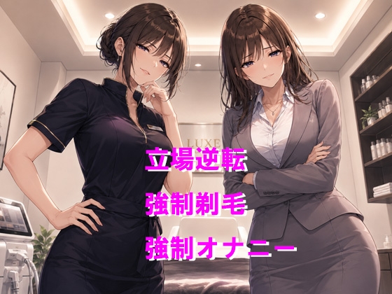 逆らえなくなった後輩に脱毛サロンでツルツルにされちゃう(女社長からの逆らえない命令 番外編) – Preview 2