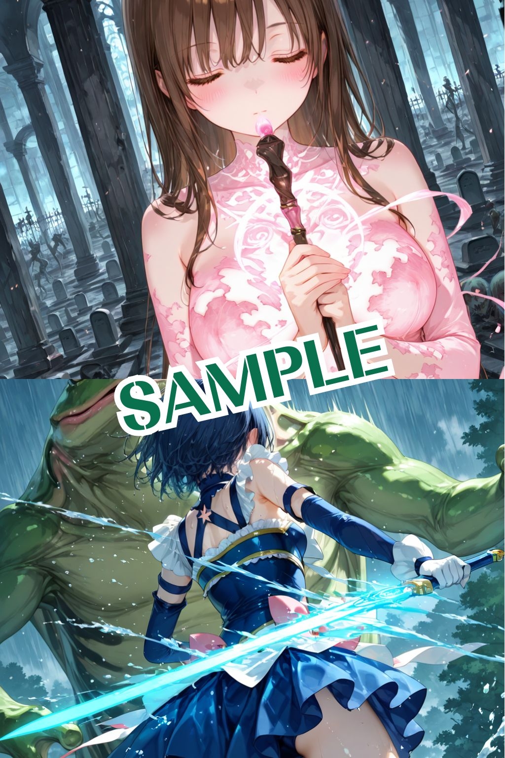 魔法戦士えりな&せりか vol.4 ゾンビとゴブリンの餌食 編