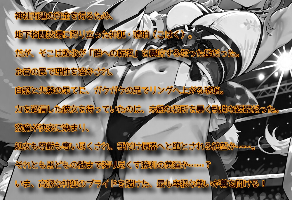 バトルファック19～狐娘コハク/神社再建のために処女レ〇プされたくないのじゃ！～