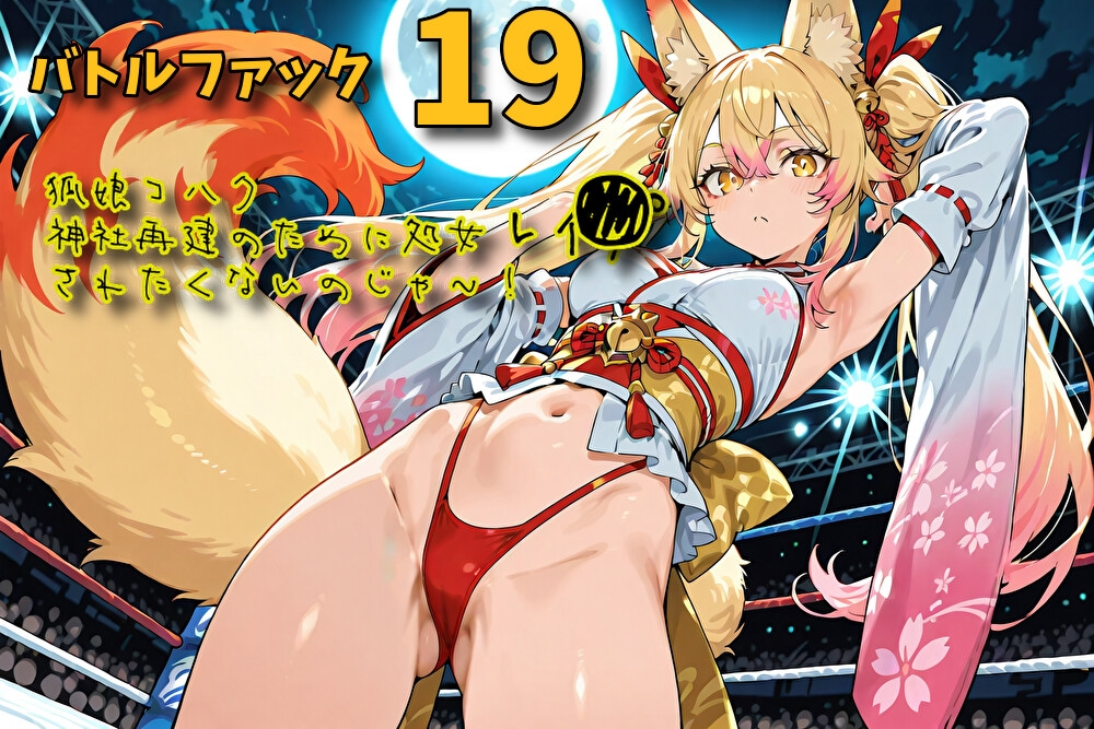 バトルファック19～狐娘コハク/神社再建のために処女レ〇プされたくないのじゃ！～
