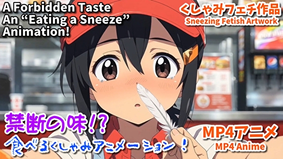 禁断の味⁉ 食べるくしゃみアニメーション！/ A Forbidden Taste⁉ An “Eating a Sneeze” Animation!