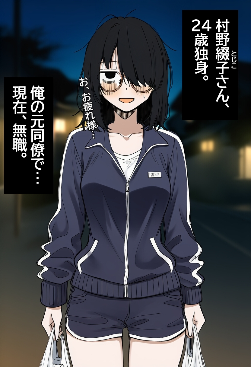 陰キャ眼鏡女を孕ませる。