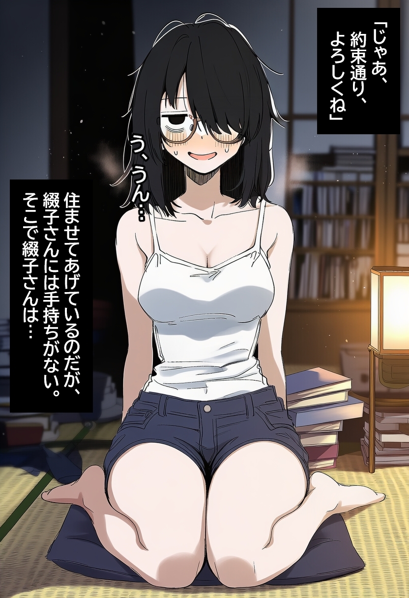 陰キャ眼鏡女を孕ませる。