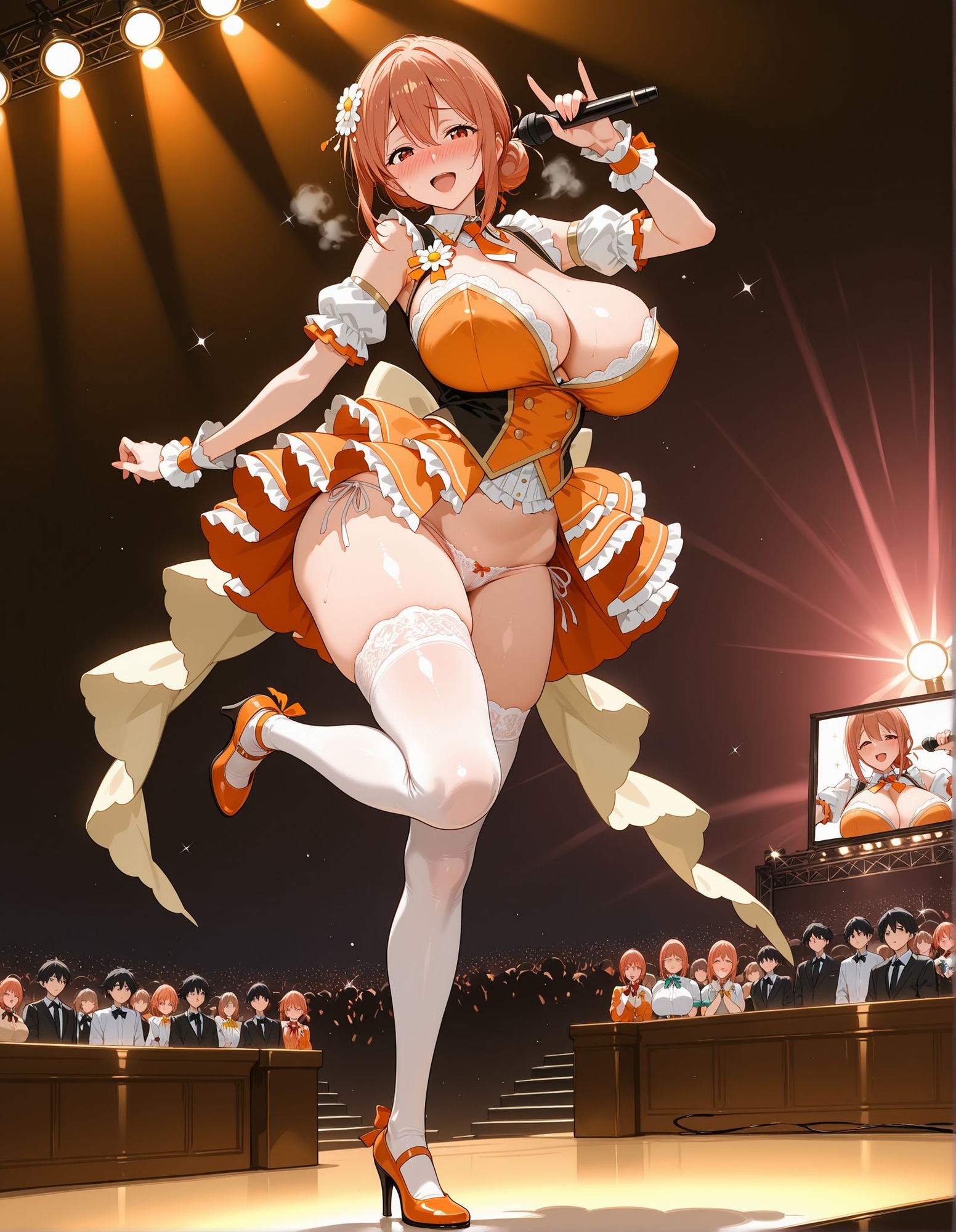 ガハママがストリップショーに出演するCG集