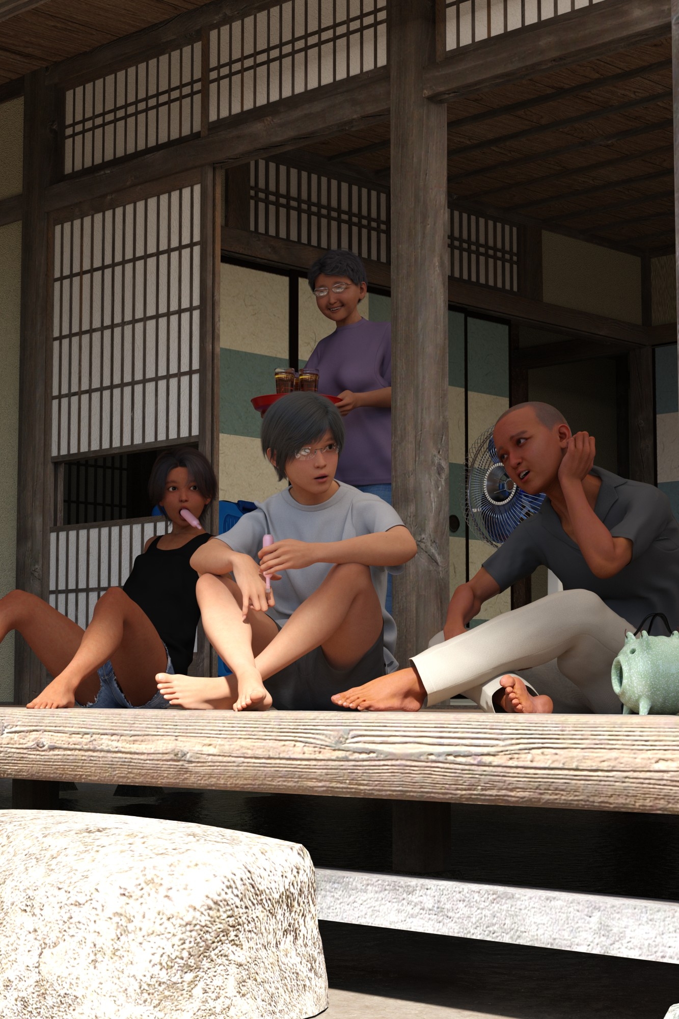 性欲強めな妹と田舎で汗だく青姦夏休み – Preview 2