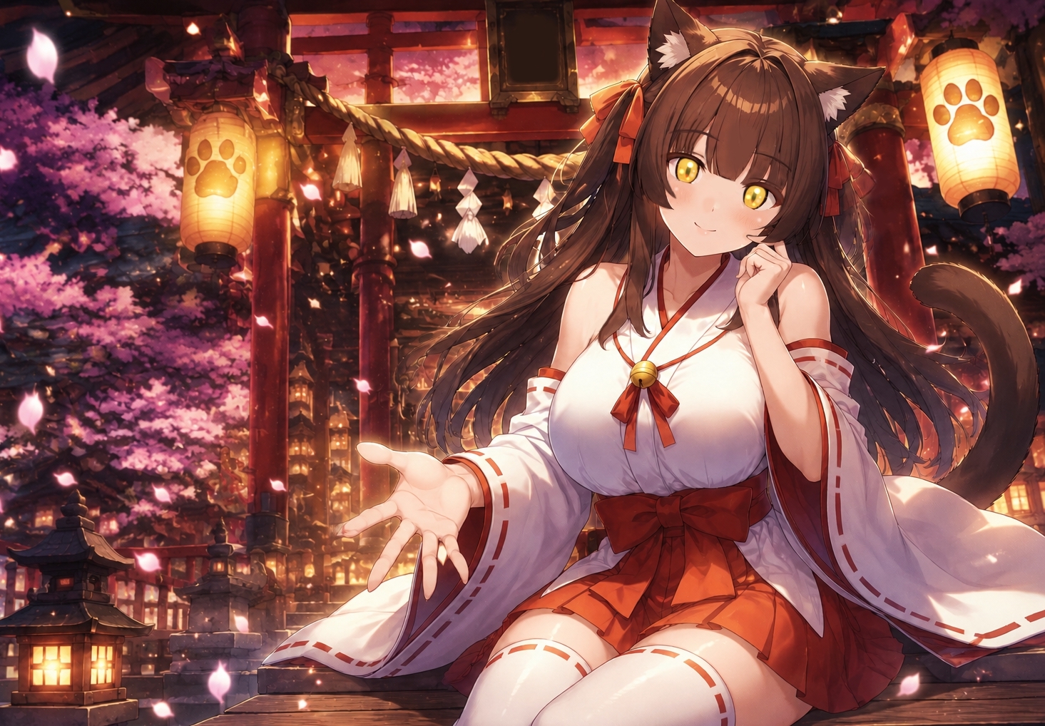 猫女神にTS猫巫女へ変えられ溺愛される – Preview 2