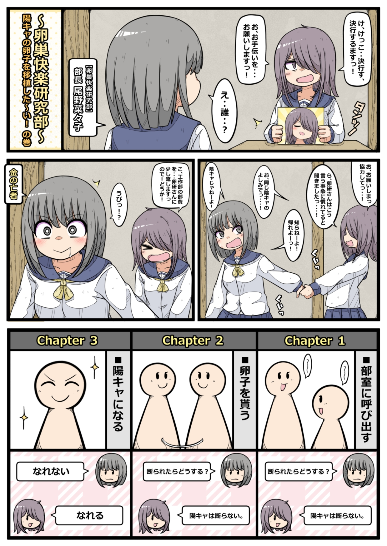 卵巣快楽研究部(6)～陽キャの卵子を移植した～い！の巻き～ – Preview 3