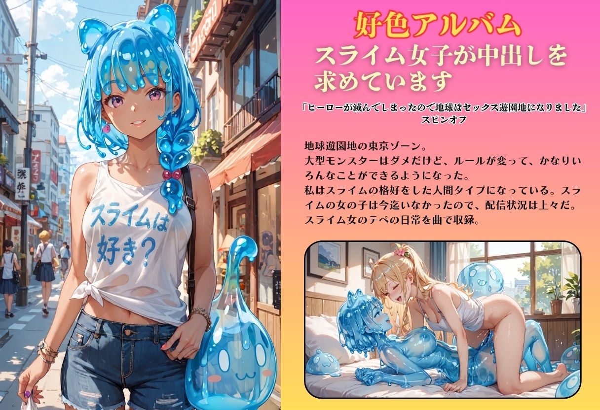 【隠語エロ歌】好色アルバム スライム女子が中出しを求めています