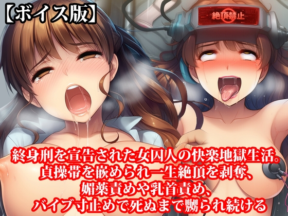 『終身刑を宣告された女囚人の快楽地獄生活。貞操帯を嵌められ一生絶頂を剥奪、媚薬責めや乳首責め、バイブ寸止めで死ぬまで嬲られ続ける』【ボイス版】 – main preview