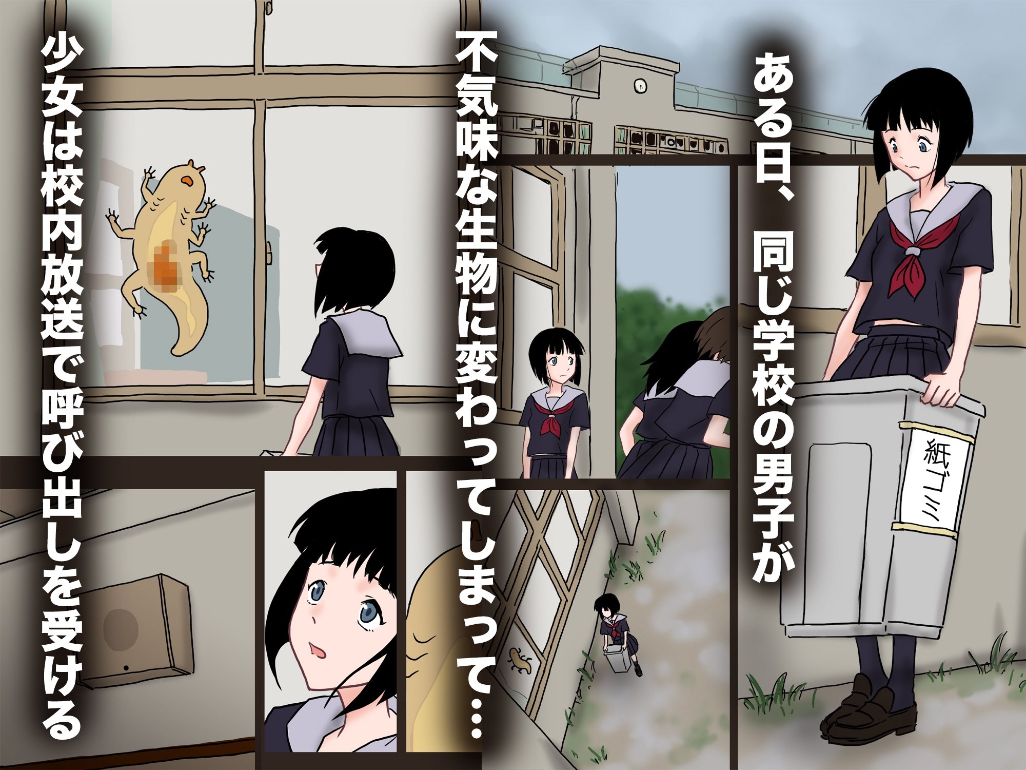 私、異形化した男子たちの精液処理係をしています – Preview 2