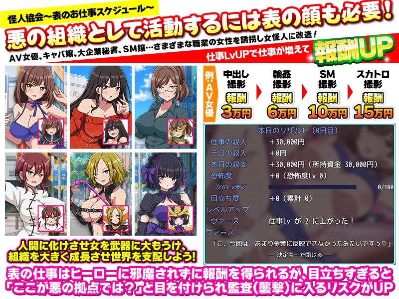 怪人協会 世界征服シミュレーター – Preview 4