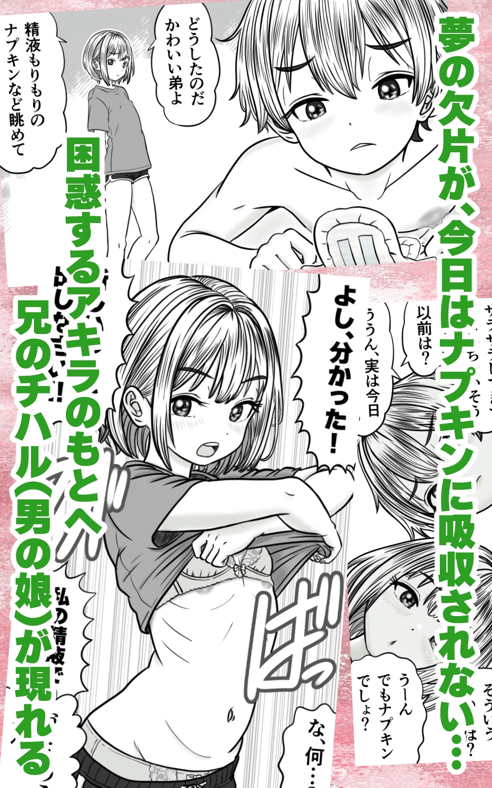 ふたなり男の娘きょうだい ～精まみれのナプキンと穴 – Preview 4
