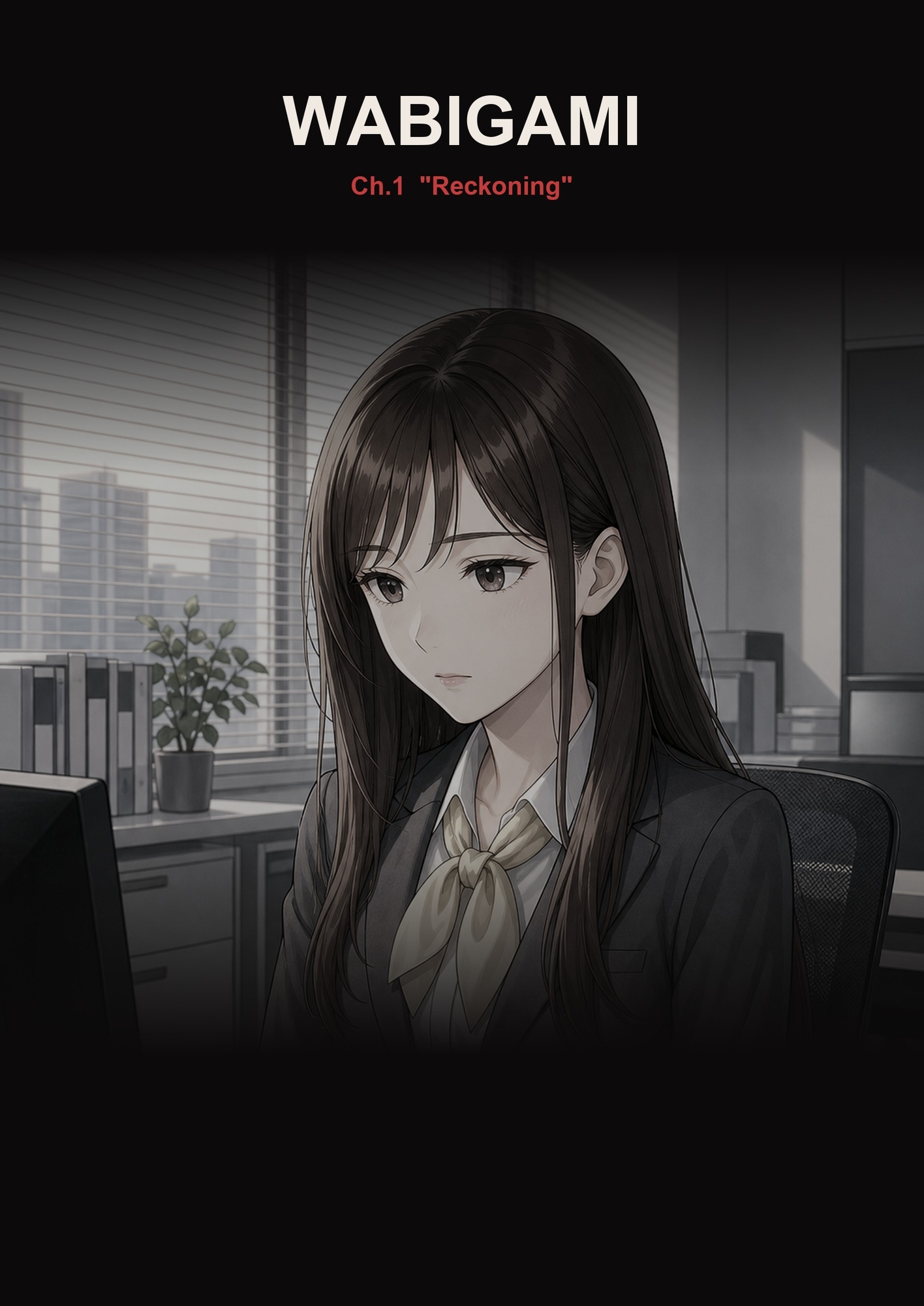 WABIGAMI — Hair of Atonement, Apology Haircut — Waist-Long Brown Hair to a Bowl Cut with Sides and Nape Clippered to 1mm