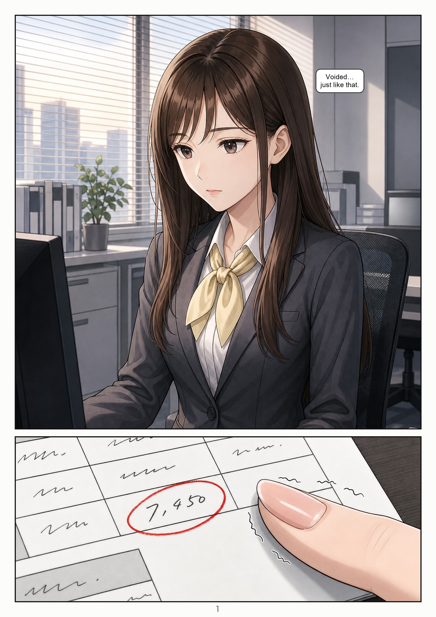 WABIGAMI — Hair of Atonement, Apology Haircut — Waist-Long Brown Hair to a Bowl Cut with Sides and Nape Clippered to 1mm