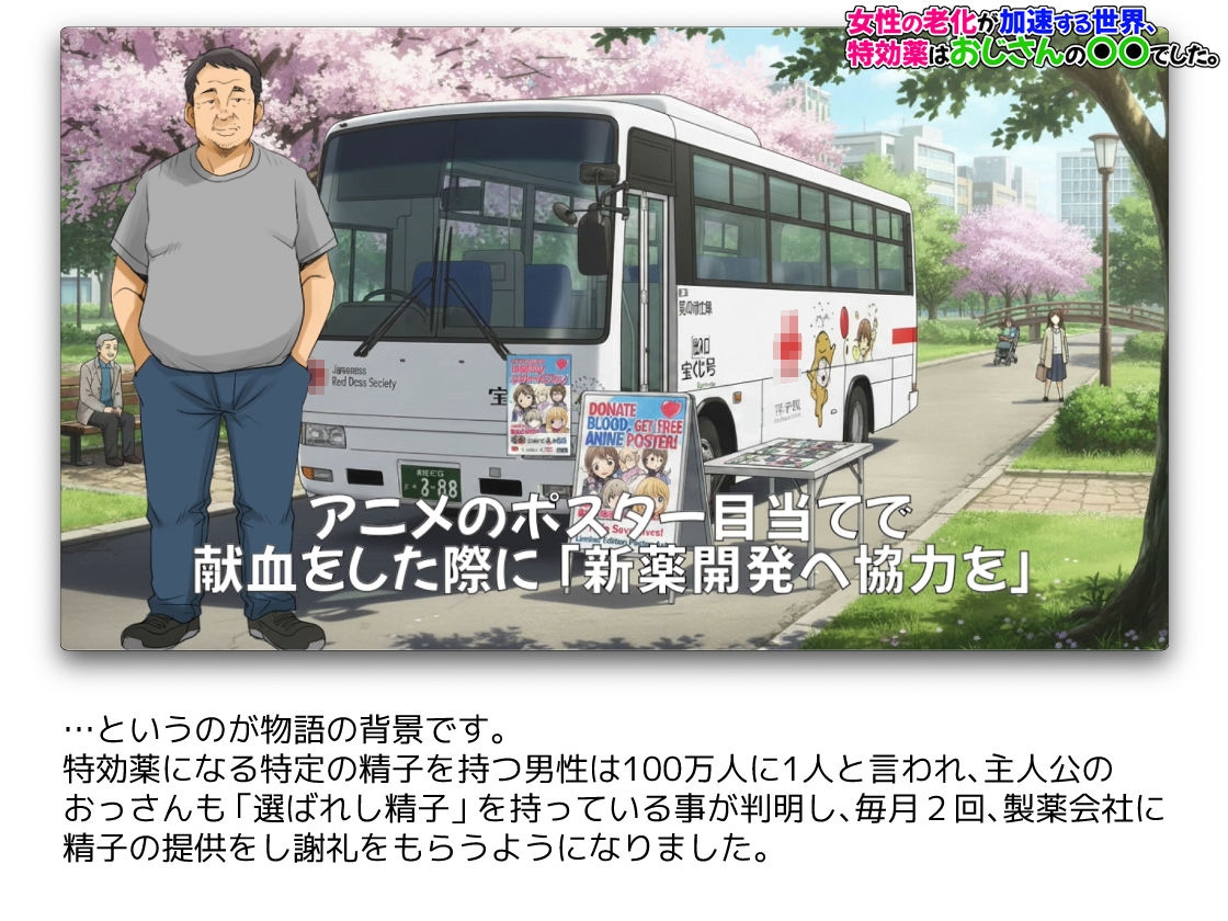 女性の老化が加速する世界、特効薬はおじさんの〇〇でした。 – Preview 5