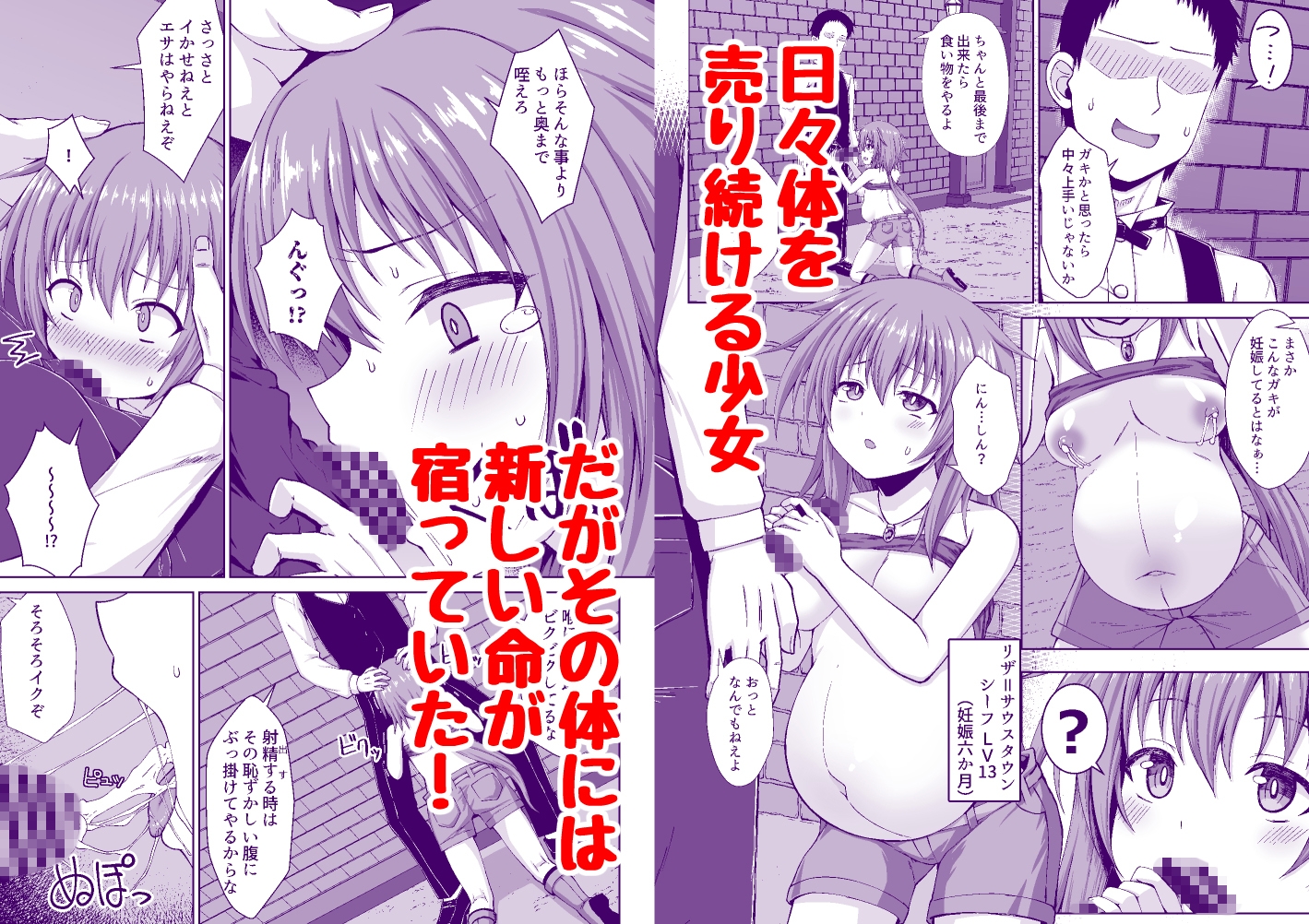 シーフ娘が妊娠中もいっぱいエッチして望まぬ形でママになっちゃう本 – Preview 2