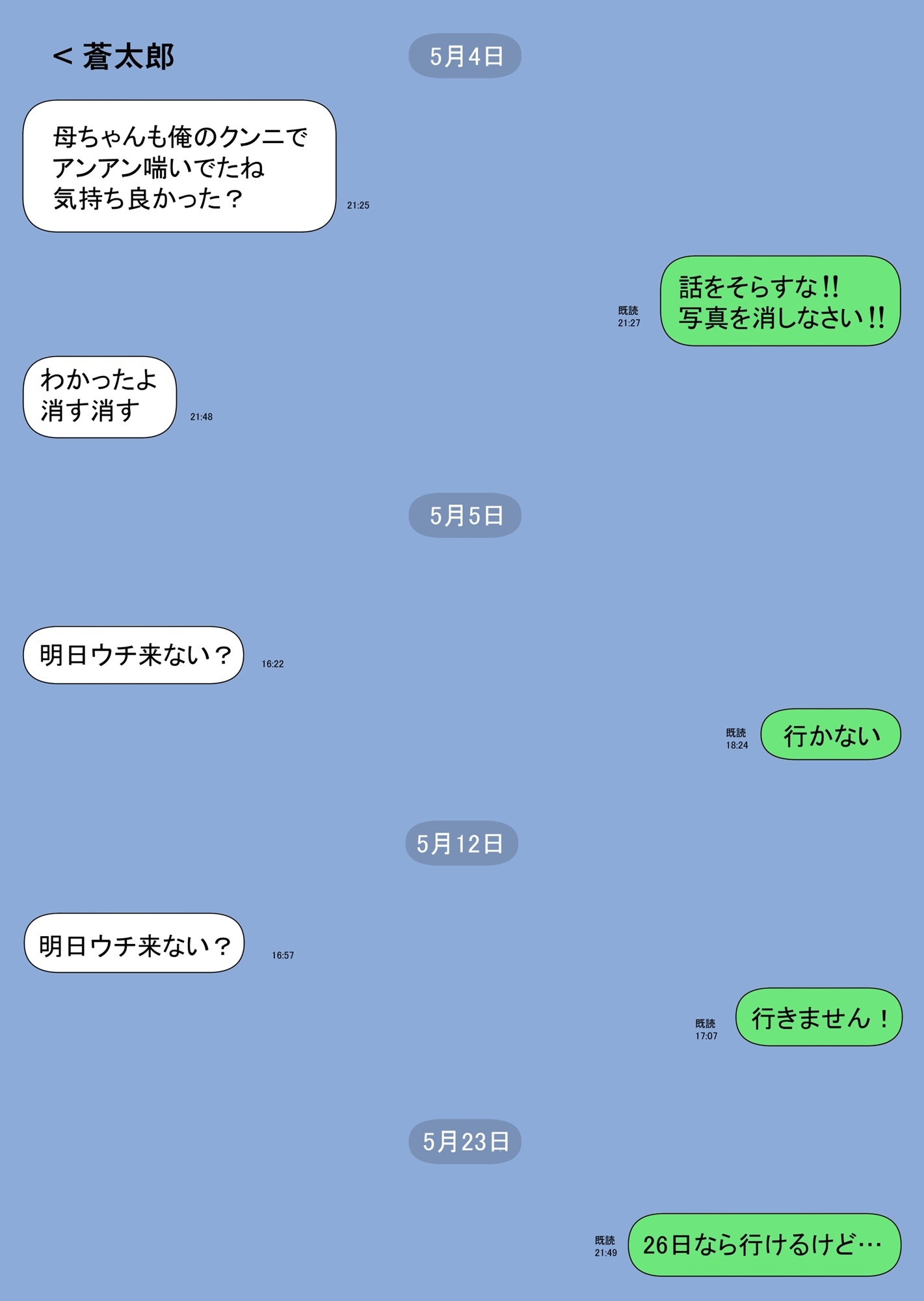 一人暮らしをする息子のアパートにノコノコ一人でやってくる不用心な母