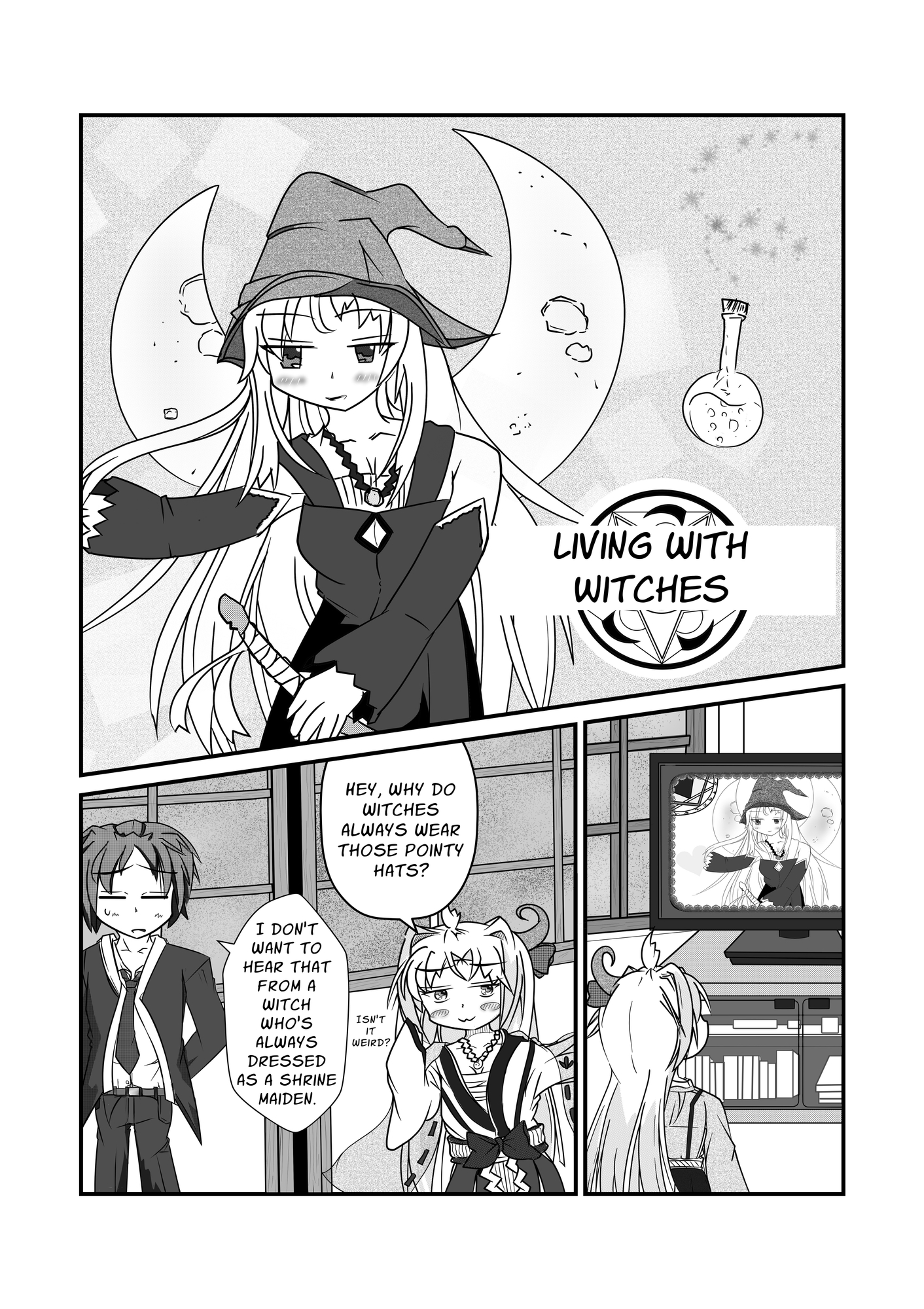 【英語版】魔女と暮らせど1 新装版 – Preview 2