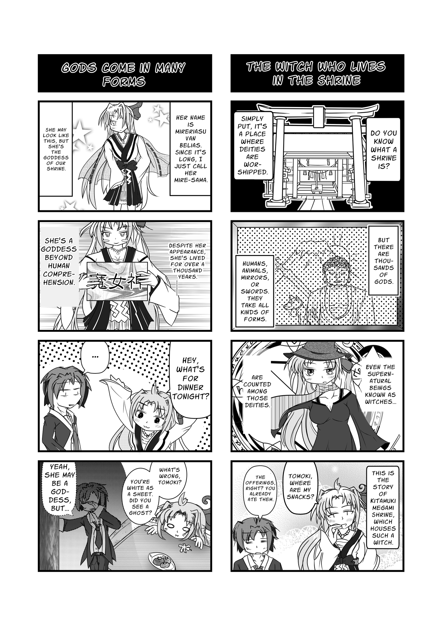 【英語版】魔女と暮らせど1 新装版 – Preview 3