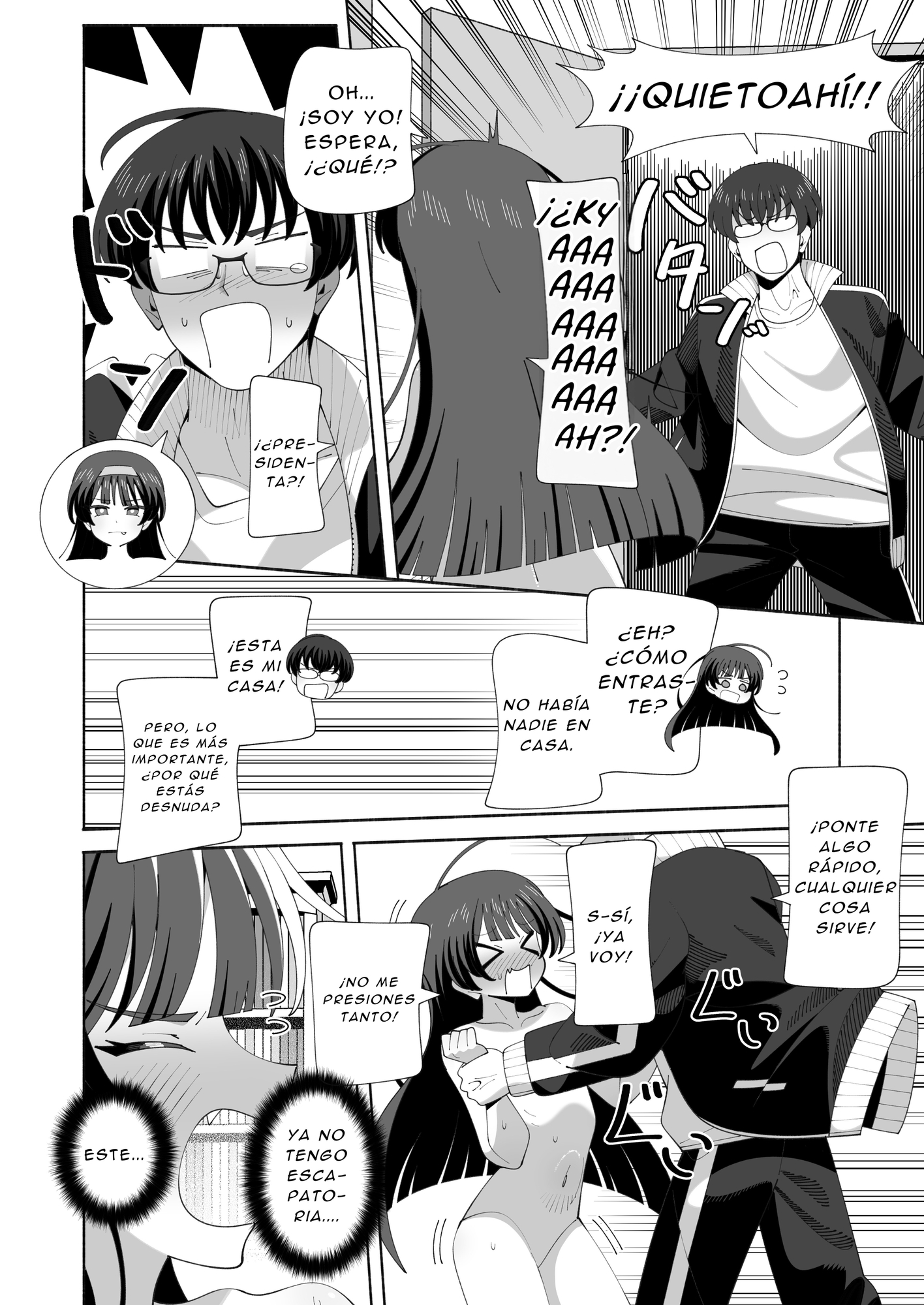 【スペイン語版】俺の体になった委員長が興奮しすぎ！ – Preview 3