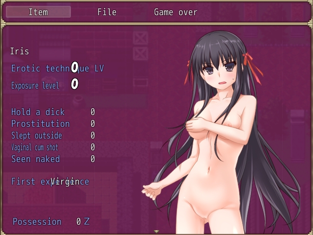 Story of swordsman Iris's indecent public nudity