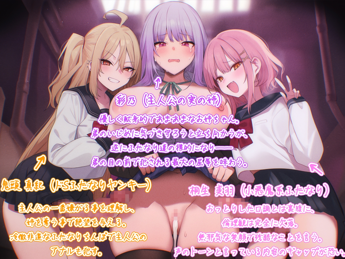 【ドM向け姉NTR】僕のせいでお姉ちゃんがふたなりに犯され、僕たちは穴姉弟になりました。【逆アナル・逆レ○プ・BSS】 – Preview 3