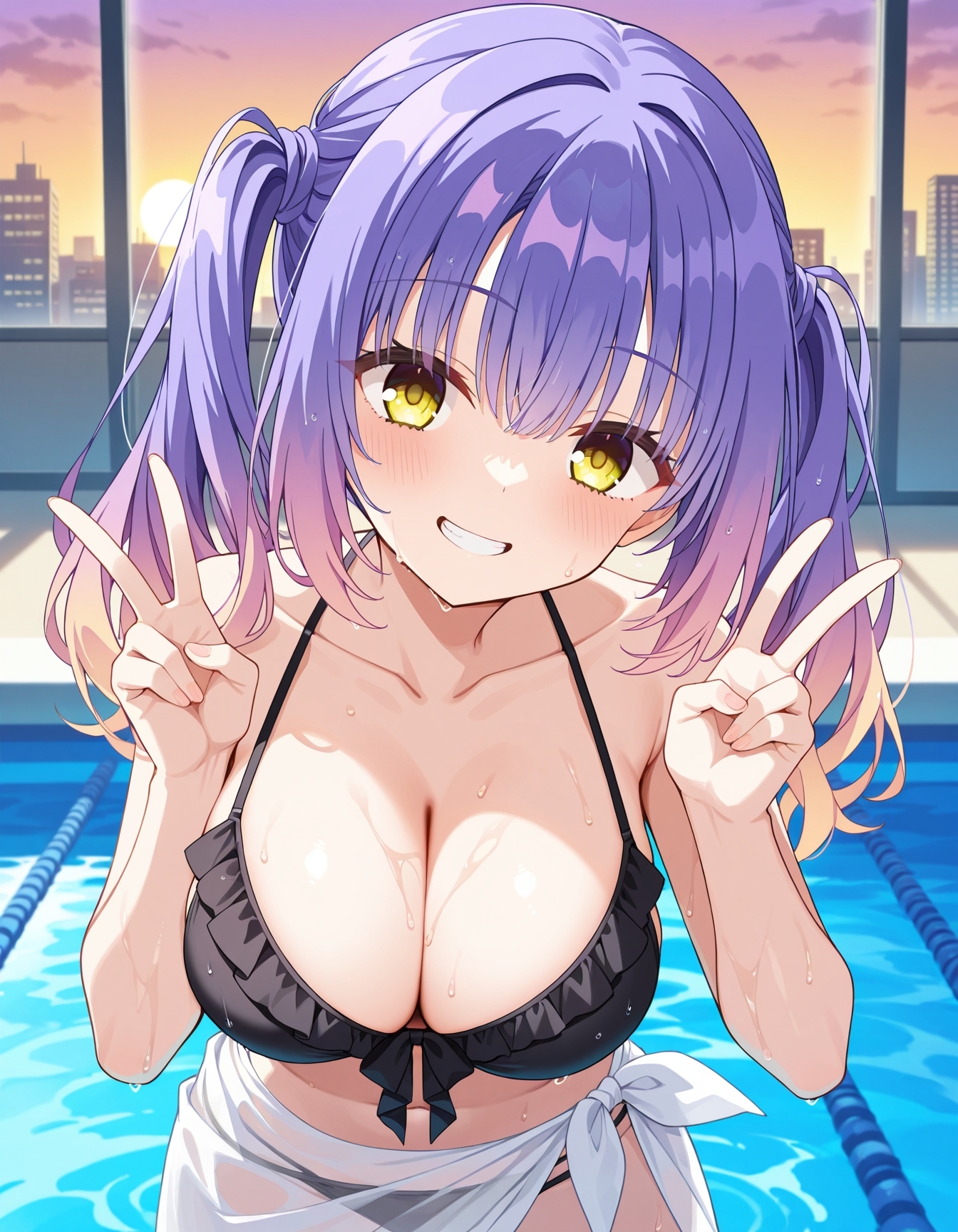 小〇雀来海 ホテルで