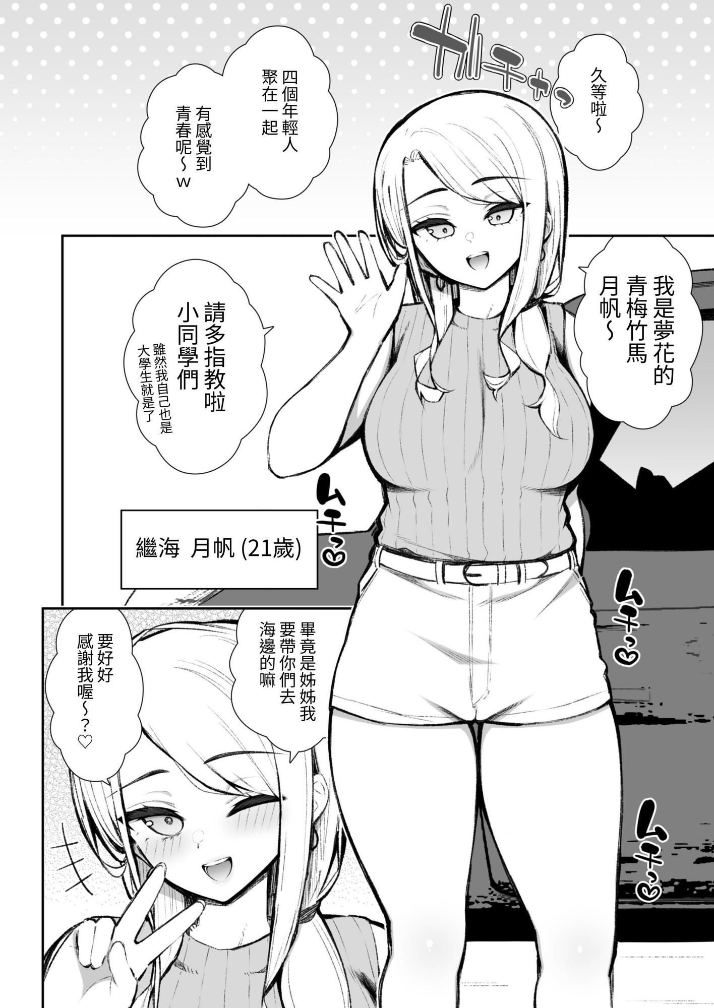 【繁体中文版】家出ギャルな先輩は簡単にヤらせてくれる6