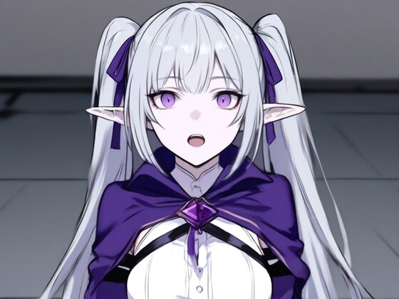 銀髪エルフの魔導姫 ゼルモリア -紫紺の微笑- 全58枚CG集