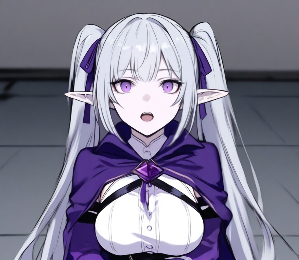 銀髪エルフの魔導姫 ゼルモリア -紫紺の微笑- 全58枚CG集