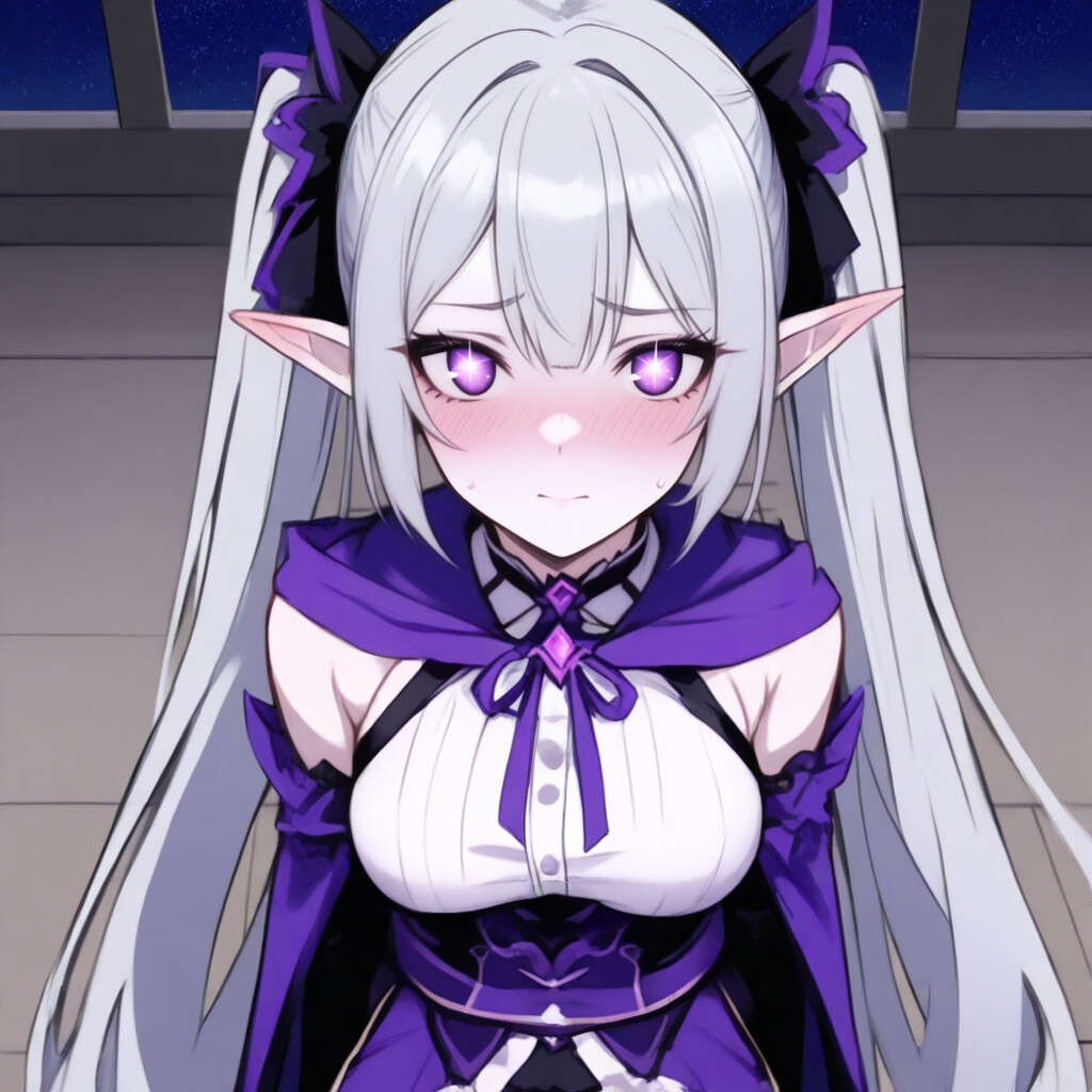 銀髪エルフの魔導姫 ゼルモリア -紫紺の微笑- 全58枚CG集