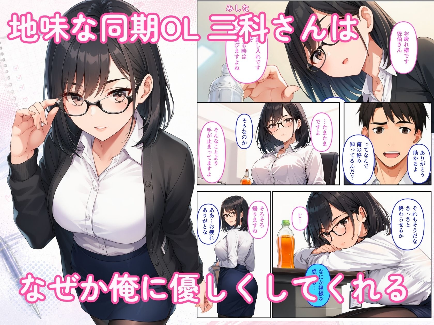 地味な同期OLが俺の観察記録をつけてる距離感バグ痴女だった