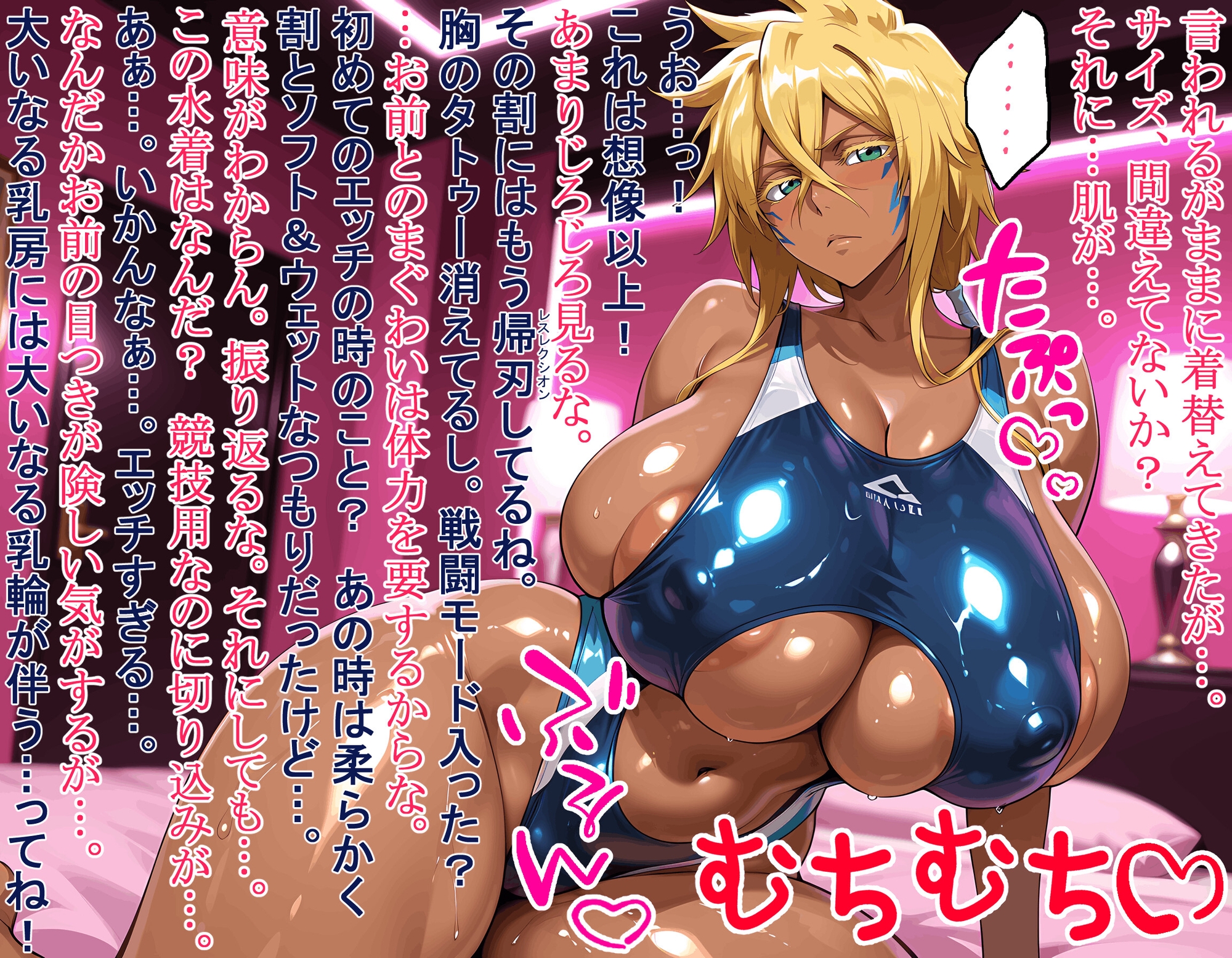 穴あき競泳水着ハ〇ベルさん お澄まし顔歪まSEX – Preview 2