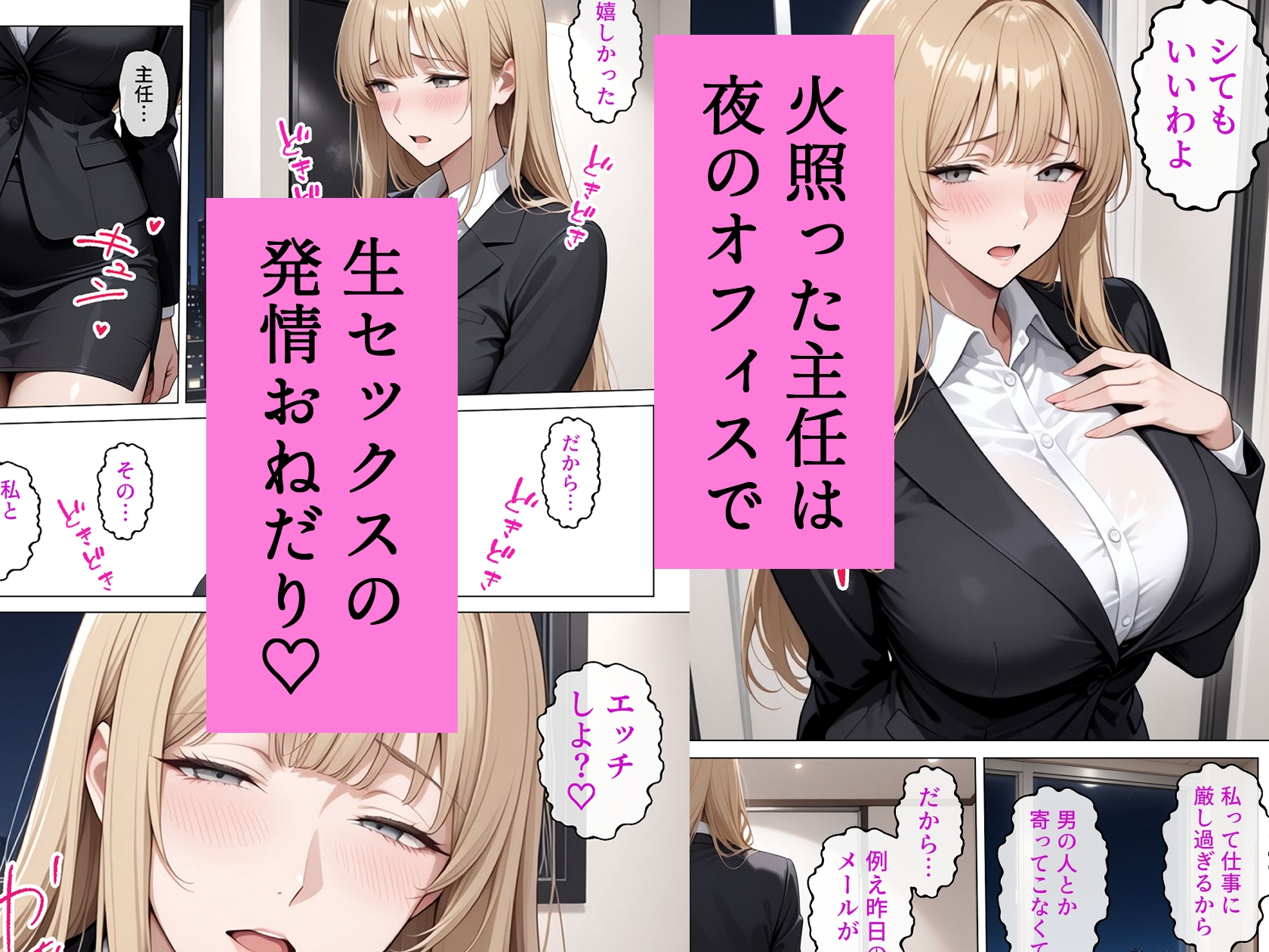 冷酷無比な女上司がらぶらぶエッチで中出し懇願