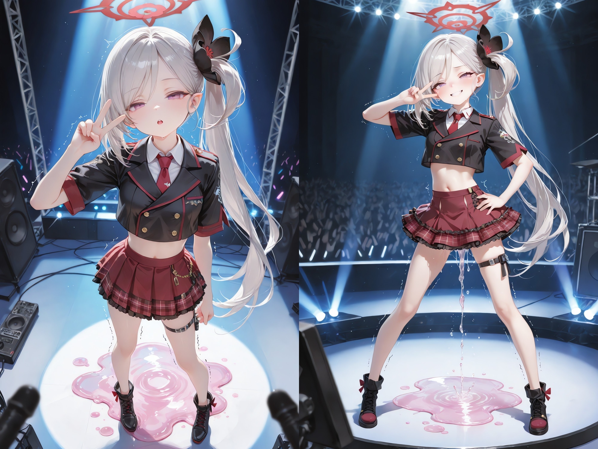 このあとブルアカ生徒は全員漏らした 〜浣腸我慢ライブ×アナルセックス〜 (断面図つきアナルセックス・口から逆流あり)