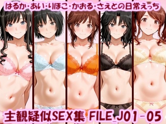 主観疑似SEX集 FILE_J01-05 はるか・あい・りほこ・かおる・さえとの日常えっち – main preview