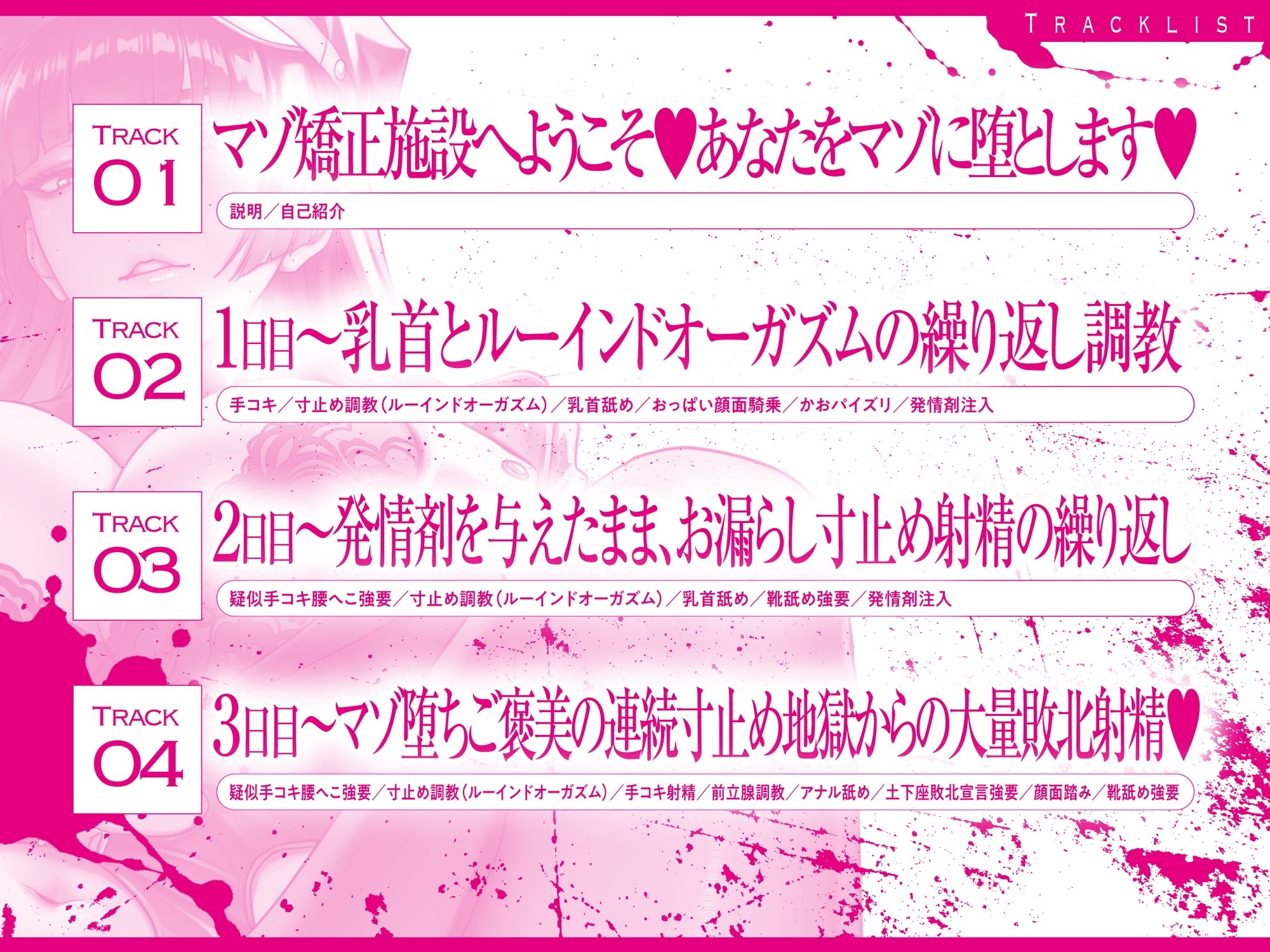 男性【敗北】世界線 ～マゾへの矯正施設で三日間射精を我慢すれば、女性並みの権利が得られる施設で搾られるボク～