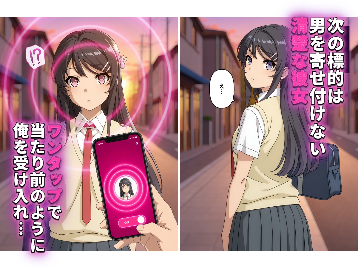 清楚な彼女が「常識改変アプリ」でビッチなギャルに堕ちる話。 – Preview 3
